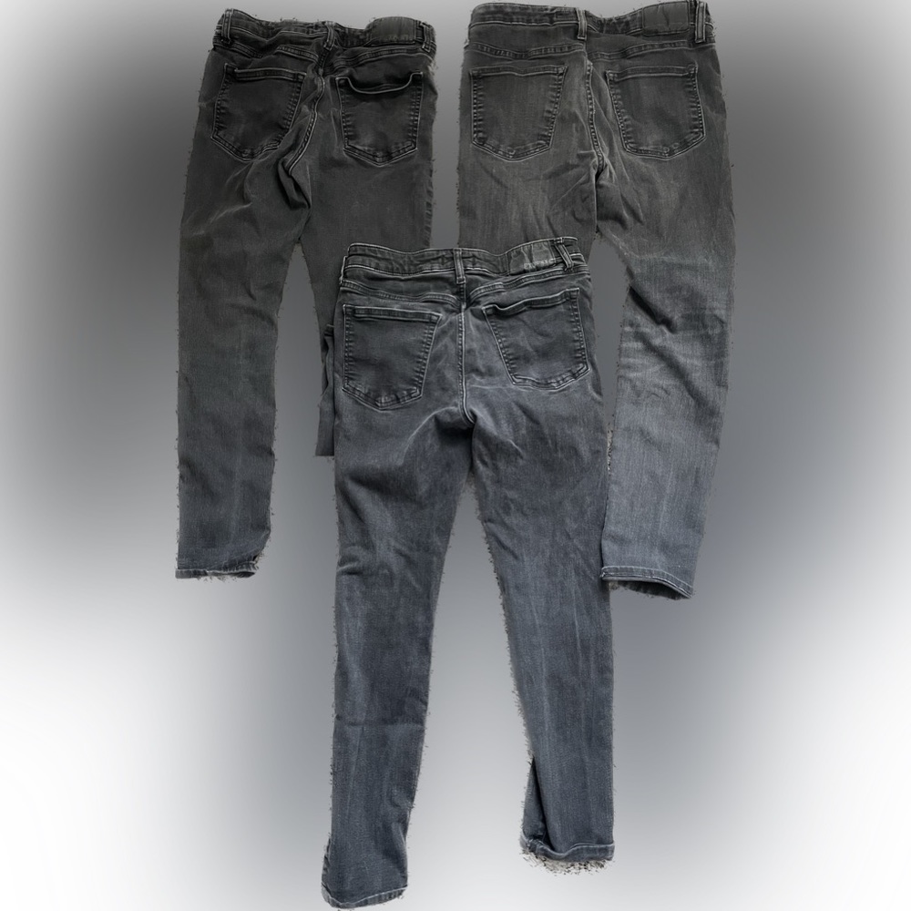 Express Men’s, Skinny Hyper Stretch Jeans, 30W 30L, Worn Good Condition, 3 Pack